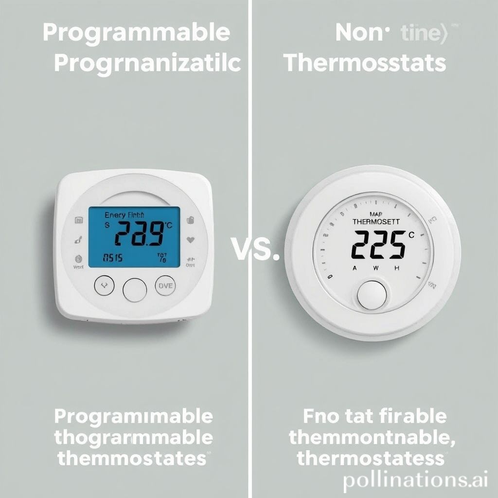 Programmable Thermostats Vs Nonprogrammable Thermostats For Energy